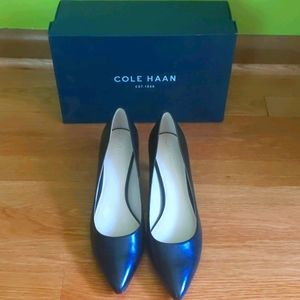 NWT Cole Haan Black Leather Harlow Pumps